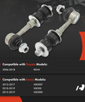 Rear Sway Bar Link Set For Toyota RAV4 2006 To 2018 And Lexus NX 2015 To 2019 Stabilizer End Links Two Pack beefed-up design