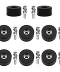8 Pack Beefy Heavy Duty Anti Vibration Rubber Feet With Stainless Steel Nuts And Washers for generators and speaker cabinets