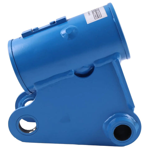Straight Up Pro Grade Heavy Duty Hydraulic Platform Rotate Actuator direct fit replacement for Genie SX 150 and SX 180 boom lifts, blue.