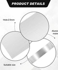 Two Pack Aluminum Door Kick Plates 8 By 30 Inches Grey Silver Durable Shield Product Details with Material and Hole Size