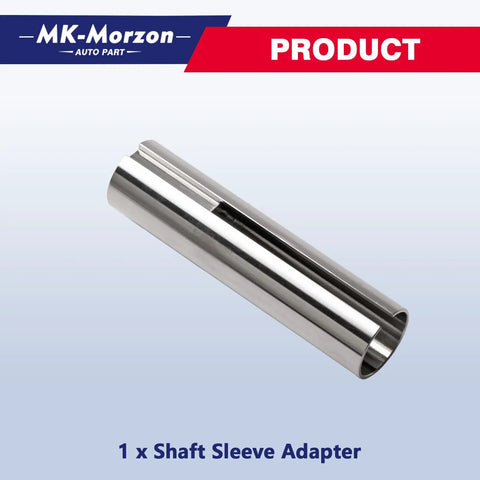 Heavy Duty Engine Pulley Crank Shaft Sleeve Adapter For Quick Gearbox Swaps, stainless steel construction, close-up view.