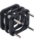 Built Damn Tough From Aerospace Grade Aluminum This Router Table Base Lift Ships With A Greasy Smooth Manual Crank That Handles Two Inch Height Tweaks Like A Champ For Seamless Routing All Day Long, black aluminum router base lift component.