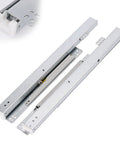 Soft Close Undermount Drawer Slides With Full Extension From 8 To 24 Inches, 90 Lbs Capacity, Smooth Gliding For Cabinets, Dressers, And Wardrobes, 1 Pair, 20 Cm And 7.9 Inches, showing galvanized cold-rolled steel construction and full-extension rails.