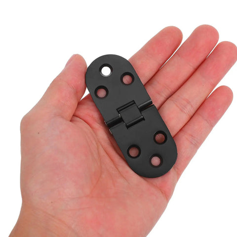 Person holding Beefy Heavy Duty Folding Table Hinges Aluminum Alloy Concealed Flip Hinges in hand