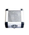 Rolling Wheel Wet Film Thickness Gauge Measures Zero To One Hundred Microns For Slick Paint And Varnish Coatings Perfect For Pro Shops And Weekend Warriors On The Go in metal case.