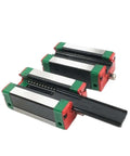 High Precision 15Mm Linear Guide Rail Kit With Two Rails And Four EGH15CA Bearing Blocks For Smooth 3D Printers And CNC Machines, three bearing blocks on white