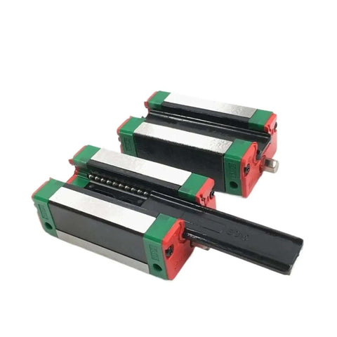 High Precision 15Mm Linear Guide Rail Kit With Two Rails And Four EGH15CA Bearing Blocks For Smooth 3D Printers And CNC Machines, three bearing blocks on white