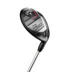 Big Bertha Fairway 3 Wood Graphite Regular Flex With Forgiving Shape For Easy Launch viewed from the side angle, black and red design.