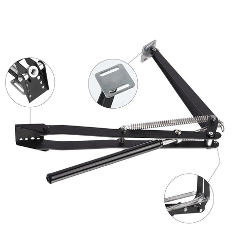 Solar Powered Greenhouse Vent Opener Automatic Roof Vent Kit With Dual Spring Design and metal components for easy installation.