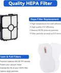 Must Have Replacement Filters Kit For Stratos Ultralight Corded Vacuum HZ4002 HZ4001AMZ HZ3000 HZ3002 with HEPA foam felt filters