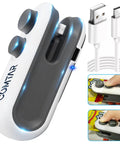 Mini 2 In 1 Bag Sealer And Cutter Portable USB C Rechargeable Heat Seal Machine With Magnet For Plastic Bags White Resealer Gadget