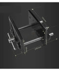 Heavy Duty 6.5 Inch Table Clamp With Rock Solid Quick Release Vise showing dimensions and details for optimal gripping of round pipes.