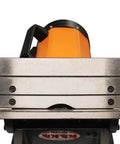 Portable Electric Chamfering Machine For Precision Straight Edge Milling Featuring Tough Tungsten Cutters And Hassle Free Smooth Operator Design For Heavy Duty Shop Work top view showing the motor and cutting edge.