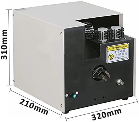 Auto Adjustable Wire Twisting Machine For Shielded Cable, compact design dimensions 310mm x 320mm x 210mm.