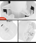 Direct Swap Electric Fuel Pump For Audi A4 and A4 Quattro 1996 through 2001 showing interior design and fuel filter feature.