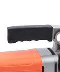 Close-up of the grip on the Heavy Duty Electric Pipe Threader Machine With Copper Motor And Portable Handheld Design For No Sweat 110V Threading Operations.