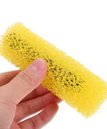 Yellow sponge roller for textured painting, part of the 40 Piece Yellow Sponge Texture Paint Roller Set For Slapping On Sick Embossed Wall Finishes.