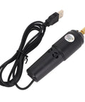 Compact USB Electric Micro Drill Hand Tool for Jewelry Making and Soft Material Crafting Pin Vise with 10 Needles and Wrench.