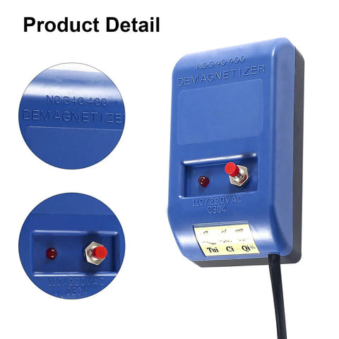 Pro Grade Watch Demagnetizer Tool For Mechanical Timepieces 110V Degauss Device Portable Repair Kit