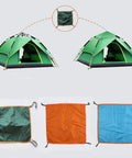 Portable Head Cloth Cover Sun Shelter Tarp For Outdoors Weatherproof Awning Rainproof Sunshade with multi-color options.