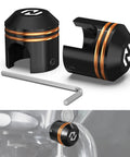 Orange Brake And Clutch Cable Ferrule Covers And Cable Gland For Harley Touring Models CVO Limited FLHTKSE 2015-2020 And Electra Glide Ultra Classic FLHTCU 2014-2019 For A Ride-Ready Boss Look, pair, CNC aluminum