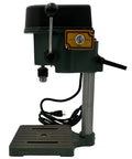 Side view of Compact Benchtop Drill Press With Three Speeds 5000, 6500 And 8500 RPM, 8 Inch Max Drill Height, 6mm Bit Capacity
