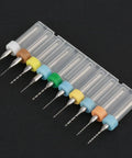 10 Piece PCB Drill Bit Set Tungsten Carbide Micro Bits For Circuit Board Holes 0.3mm To 1.2mm with Handy Storage Case