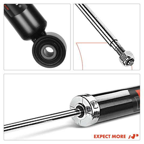 Close-up details of Beefed Up Rear Suspension Shock Absorber Set For Volkswagen Jetta 2005 2018 Passat 2006 2022 Golf 2010 2014 CC 2009 2017 R32 Rabbit And Audi A3 2006 2013 2 Piece