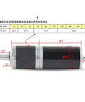 Mini Planetary Gear Motor 12V Or 24V Equipped With A Robust 32Mm Gearbox Reducer Kicking Out Serious Torque Runs Like Butter Switches Forward Or Reverse Without Skipping A Beat Everyday, showing dimensions and motor details.