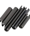 Heavy Duty Go-To Spring Dowel Roll Pin Set For Home Shop And Light Machinery, Black Carbon Steel M5 Split Pins in various sizes