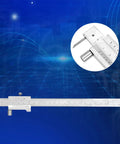 Rock Solid Precision Heavy Duty 200mm Vernier Scribing Caliper with stainless steel arms for precise measurements.