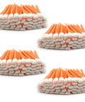 Top Shelf Lint Free Foam Swabs For Nitty Gritty Electronics Camera Lenses Vents And Printer Heads 200 Piece Orange Pack