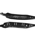 Front Bumper Bracket Retainers Left And Right Pair Top Shelf Quality Fits Like A Glove For Tesla Model Y 2020 Through 2023 heavy duty black plastic hardware