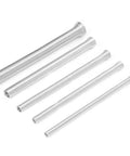 Heavy Duty Pro Steel Spring Tube Bender Twenty One Centimeters set of five silver bending tools for automotive line flexing.