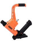All In One Flooring Nailer And Stapler For 16 Gauge T And L Cleats And 15.5 Gauge Staples, ergonomic design with long handle
