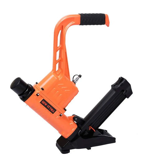 All In One Flooring Nailer And Stapler For 16 Gauge T And L Cleats And 15.5 Gauge Staples, ergonomic design with long handle