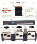 Heavy-Duty Circuit Breaker, Built Like A Tank For 400 Amp Service, 65K AIC Interrupt Rating, front view of panel mount design.