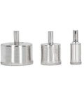 Top Tier Hole Saw Kit That Crushes Glass Tile And Ceramic With Ease Featuring Ten Pieces Ranging From 3mm To 50mm For Smooth Drilling And Home Repair Projects Without The Hassle. silver diamond hole saw bits for glass and ceramic, three sizes
