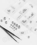 101 Piece M2 To M6 Heat Set Threaded Inserts Kit With Tweezers For Plastic And 3D Printing, 303 Stainless Steel Female Thread Inserts In 12 Sizes, Knurled Nuts For Stronger, DIY Maker Projects