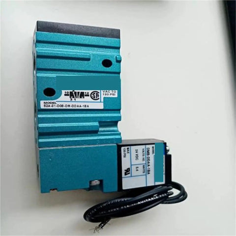 Top Rated Solenoid Valve 56C Series, blue metal construction, designed for high performance in pneumatic systems.