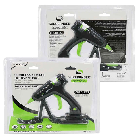 High Temperature Mini Hot Glue Gun With Fine Tip For Detailed Crafting And DIY Projects in retail packaging