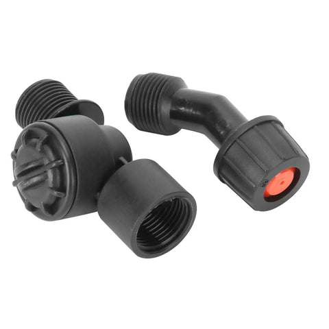 Three Pack G3/8 DN10 Spray Nozzles Durable Plastic Irrigation Sprayers For Fruit Trees And Crops Water Saving Easy Install