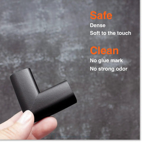 Slim Fit Baby Proofing Corner Edge Protector With 18ft Edge Coverage For 8 Corners, Soft NBR Foam Bumper Guard, 3M Adhesive