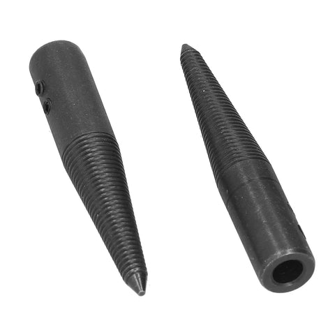 Top Notch Tapered Spindle Adapter Kit Holds Six Pieces For Bench Grinder And Buffer Polish Wheels Featuring Dual Thread Directions Plus Two Quick Grip Wrenches, two tapered steel spindles angled for polishing.
