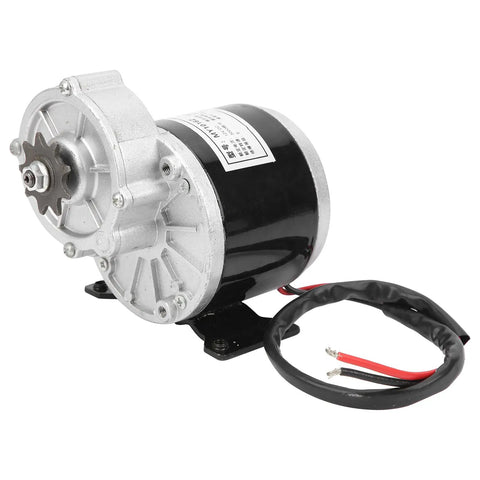 350W 12V DC Brushed Motor With 9T Gear Reduction For DIY Electric Bicycle And Scooter, 3000 RPM High Speed