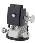Latitude Mount For Telescopes, Equatorial Tracking And Astrophotography Accessory, Aluminum Alloy Three Eighths Inch, Adjustable Black