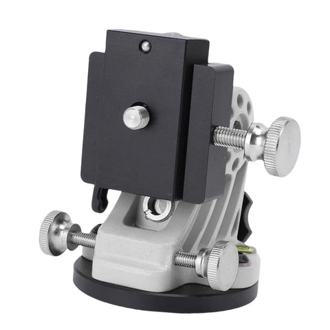 Latitude Mount For Telescopes, Equatorial Tracking And Astrophotography Accessory, Aluminum Alloy Three Eighths Inch, Adjustable Black