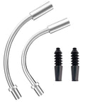 V Brake Noodle Cable Guide Pipe Kit With Rubber Boots For MTB Rigs And More Includes 90 Degree And 110 Degree Bend Pipes
