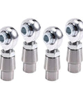 Bulletproof 8 Piece 5/8 Inch 18 Thread Heim Joint Rod End Kit For Slick Linkage Rotation and Tight Misalignment Fixes On Heavy Duty Machines and Custom Mods With Quick Install, set of four joints.