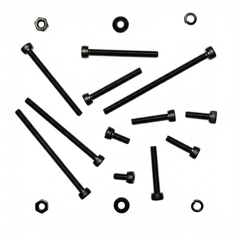 Metric Machine Screws Set 830 Pcs Assortment Kit With M3x6 To M50 Mm Grade 12.9 Alloy Steel Hex Socket Cap Heads